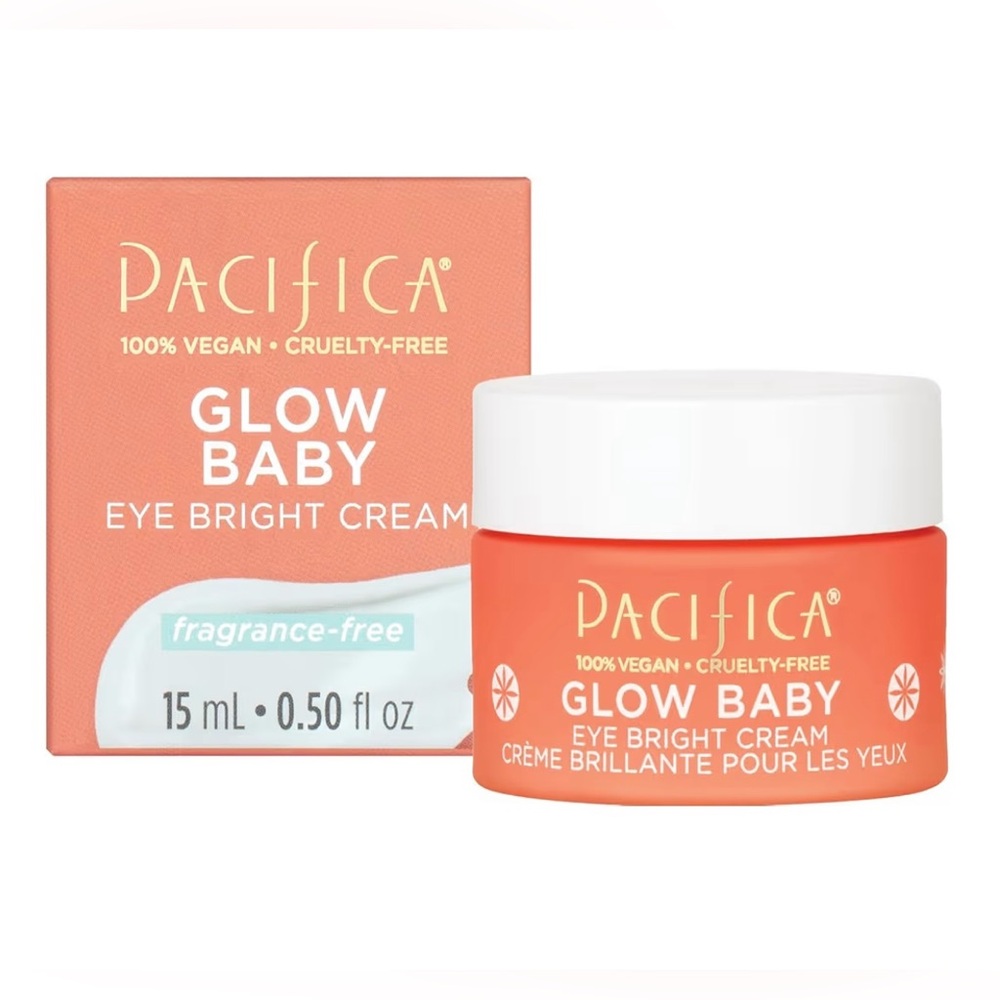 PACIFICA Glow Baby Eye Bright Cream with Vitamin C, NEW